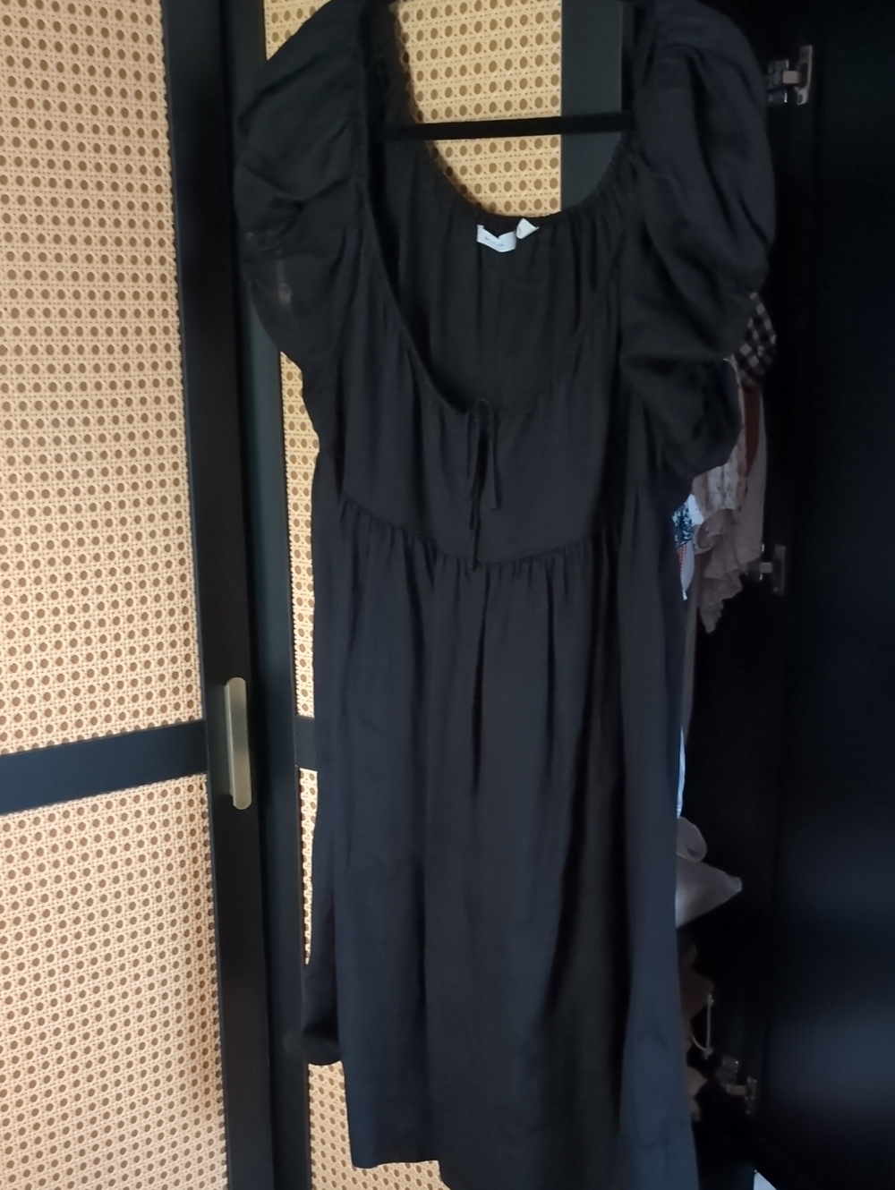 Doen Sarria Mini Black dress Size Large - Picture 2 of 7